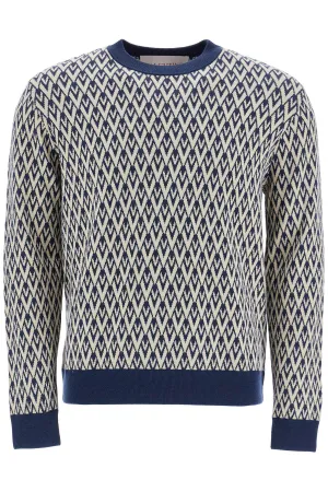 'all around v-neck 6V3KC33KAR0 TOUTE LA V NAVY/CREMA