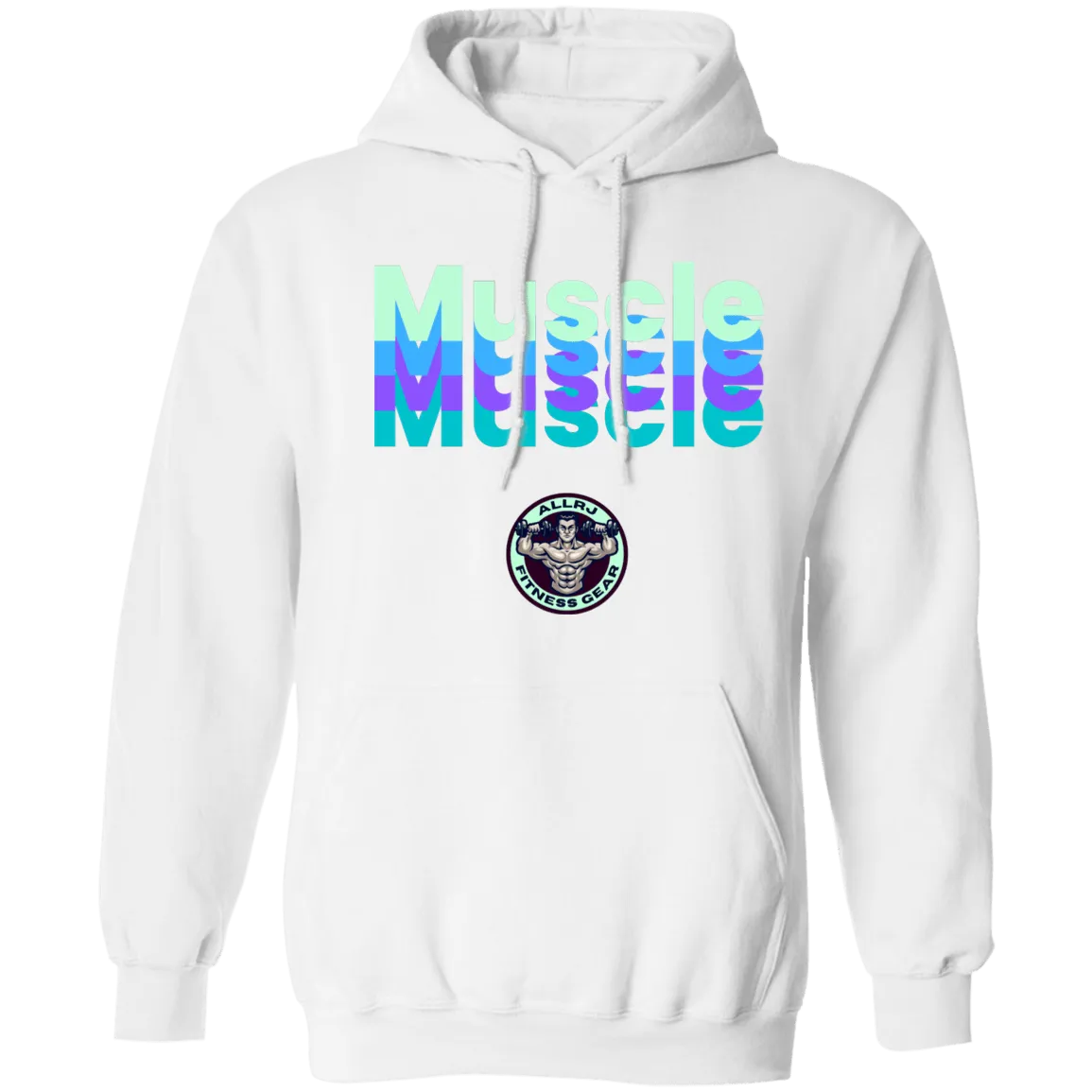 Allrj Muscle Pullover Hoodie