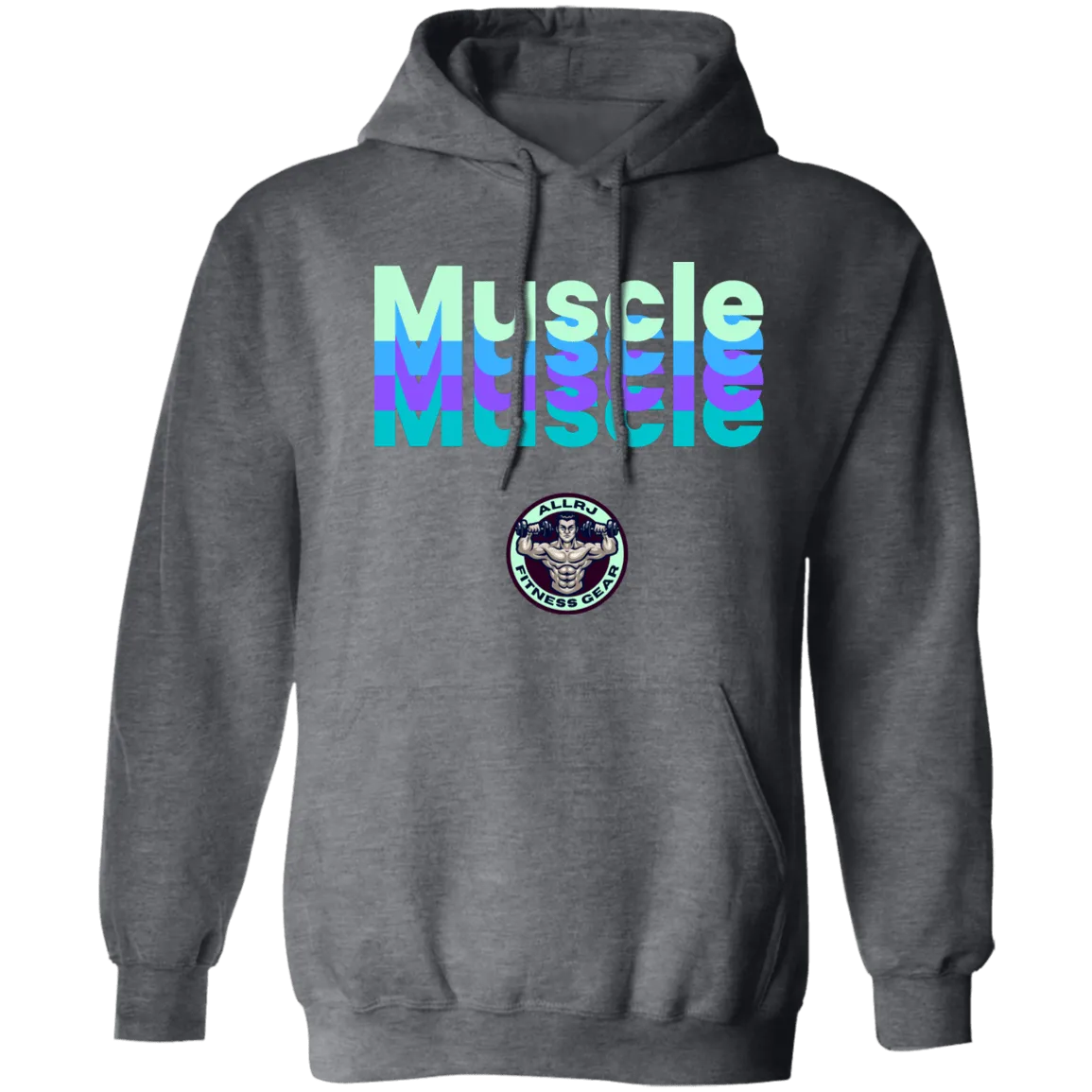 Allrj Muscle Pullover Hoodie