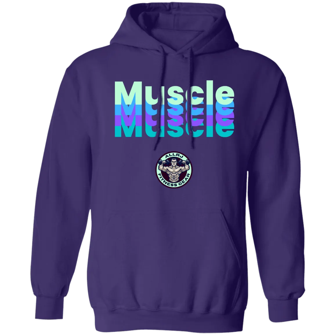Allrj Muscle Pullover Hoodie