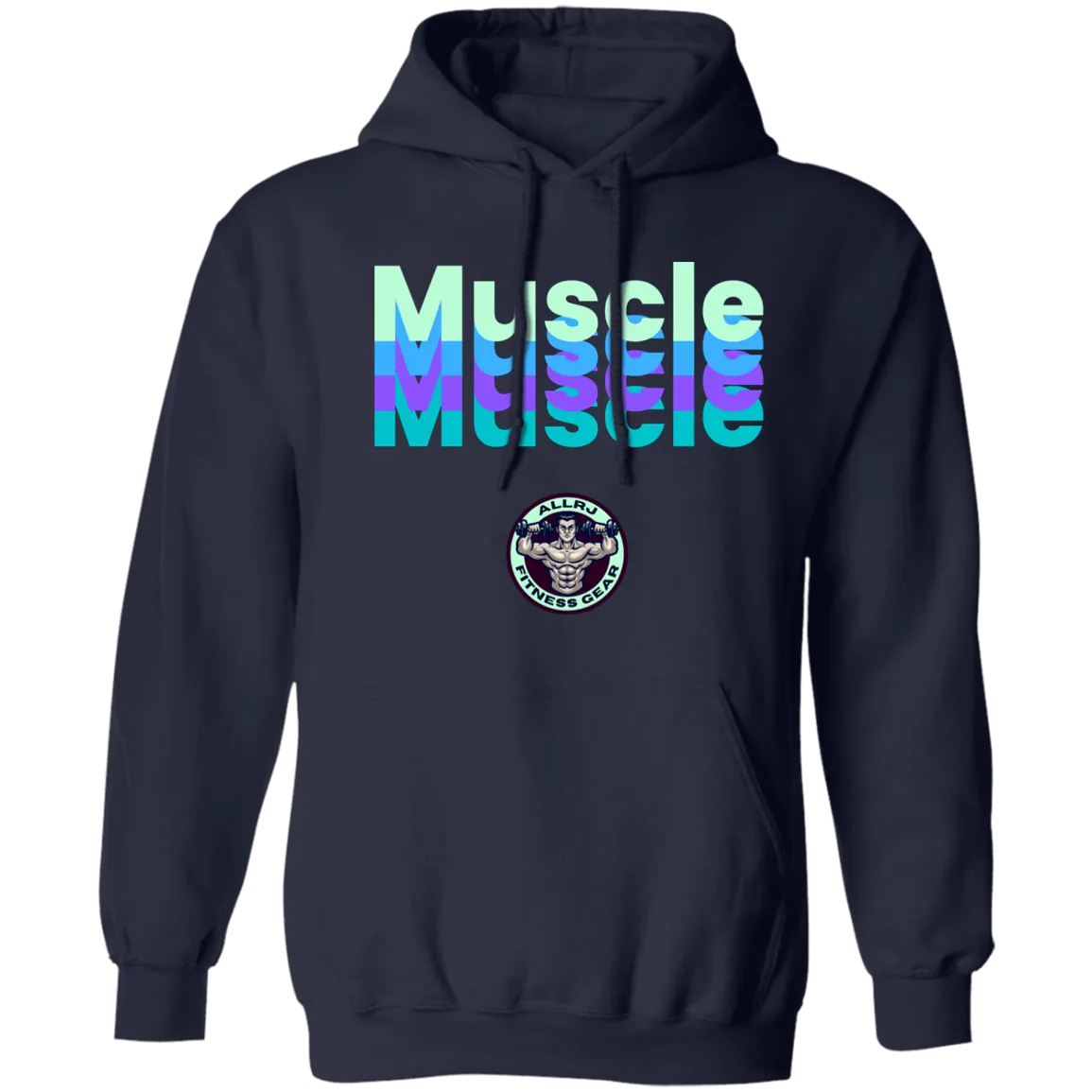 Allrj Muscle Pullover Hoodie
