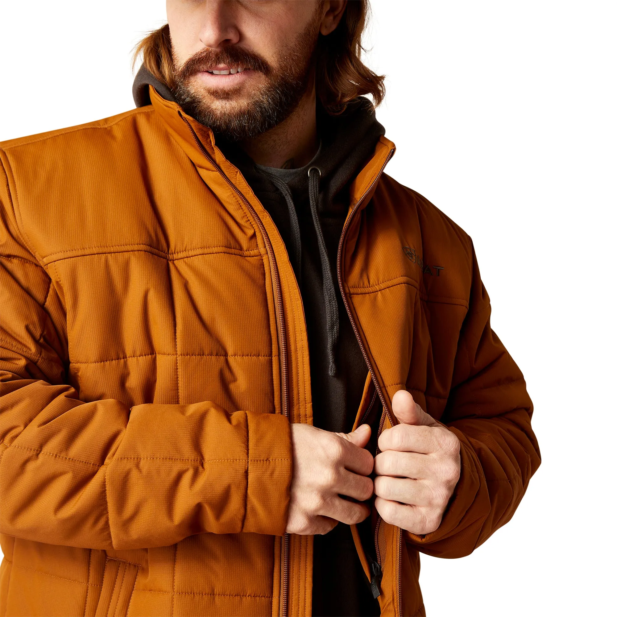 Ariat Men's Crius Insulated Chestnut Brown Jacket 10046667