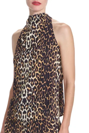 BETSEY TOP - Leopard