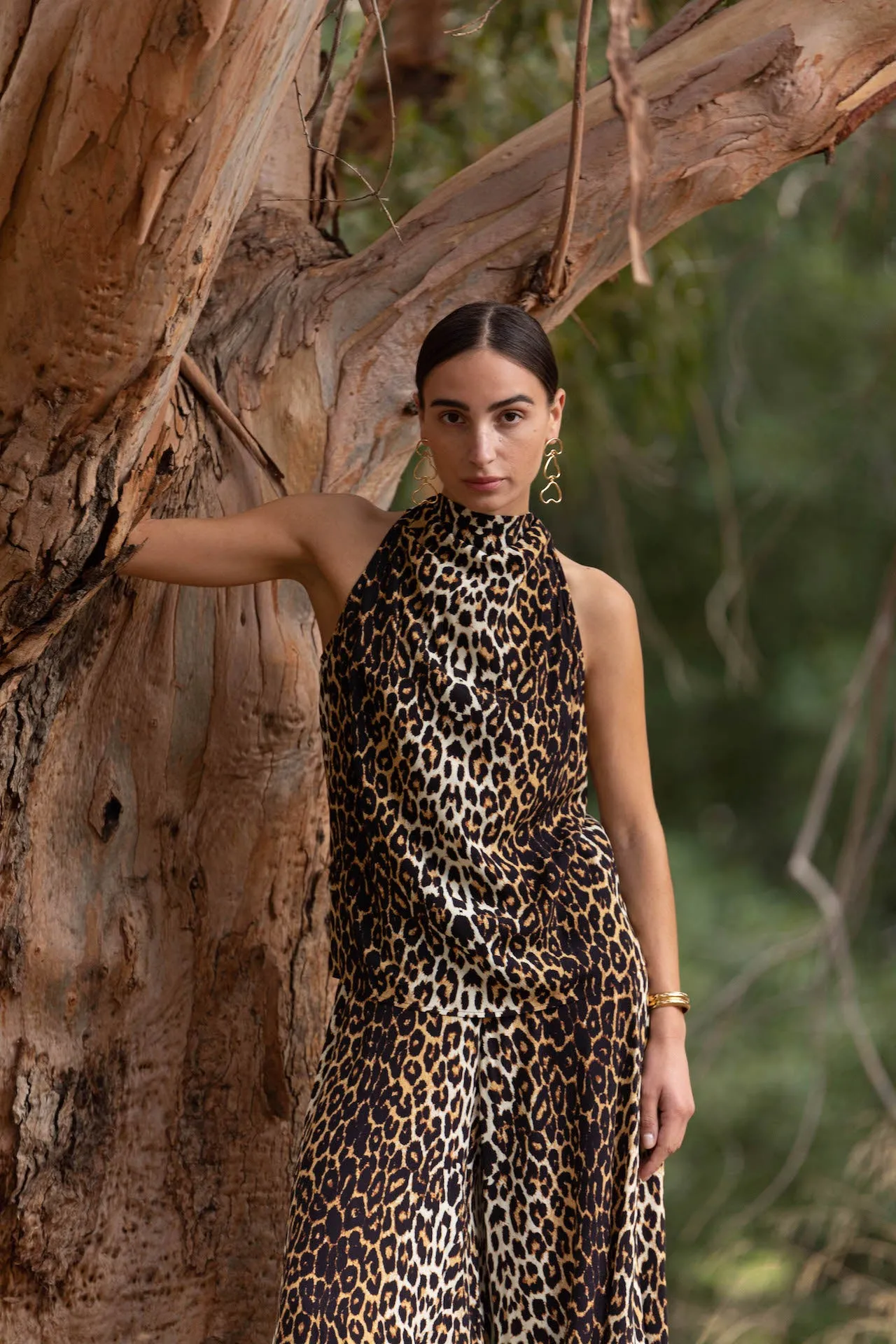 BETSEY TOP - Leopard