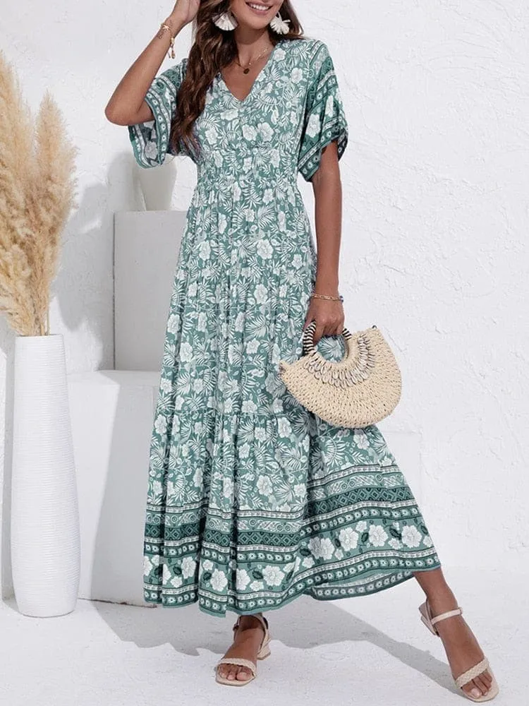 Boho Chic Nature Inspired Dress