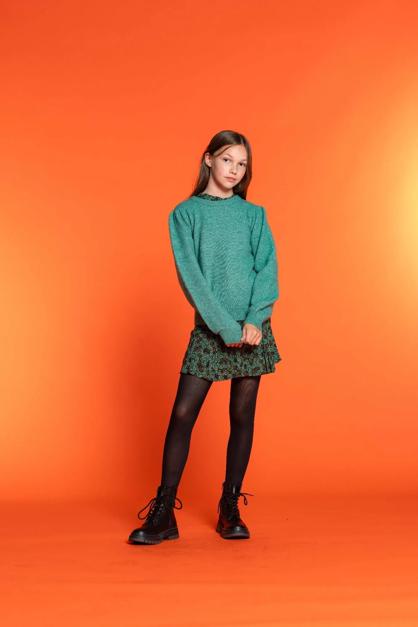 Geisha Pullover soft balloon sleeve