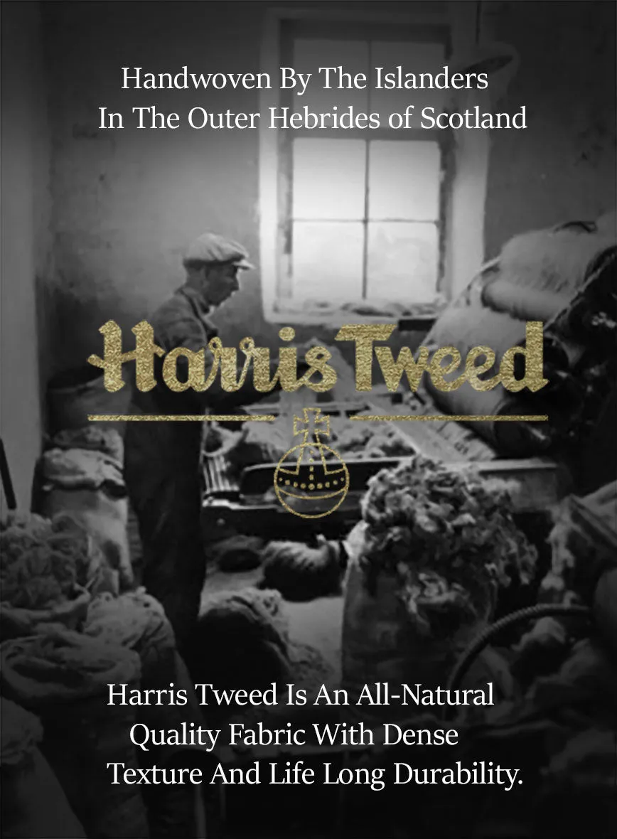 Harris Tweed Beige Herringbone Jacket