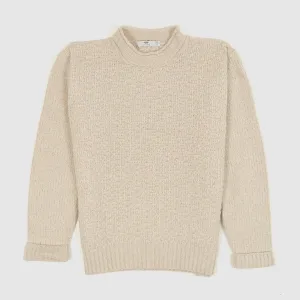 Inis Meáin Stand-up Crew Neck Wool Jumper