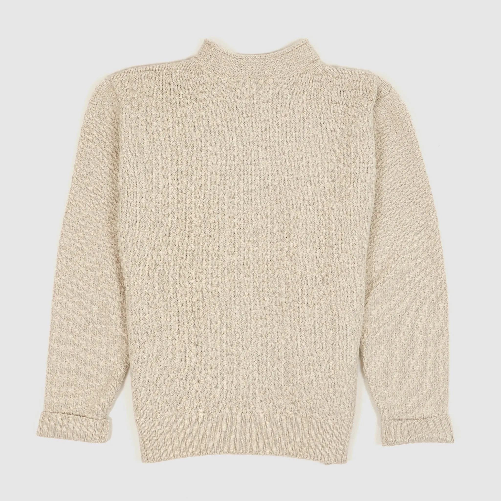 Inis Meáin Stand-up Crew Neck Wool Jumper