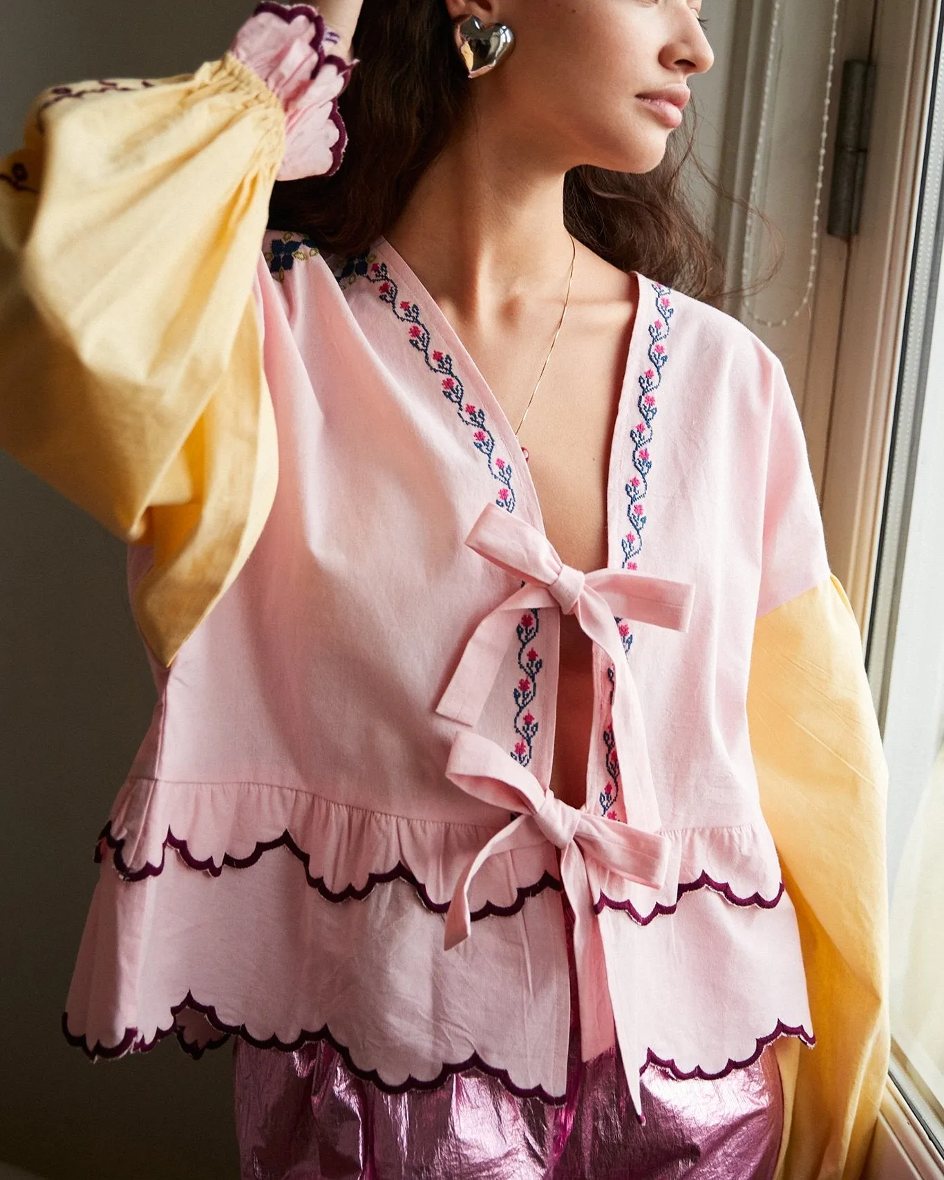 LOUISE TOP IN PASTEL