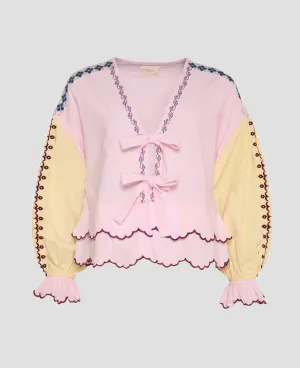 LOUISE TOP IN PASTEL