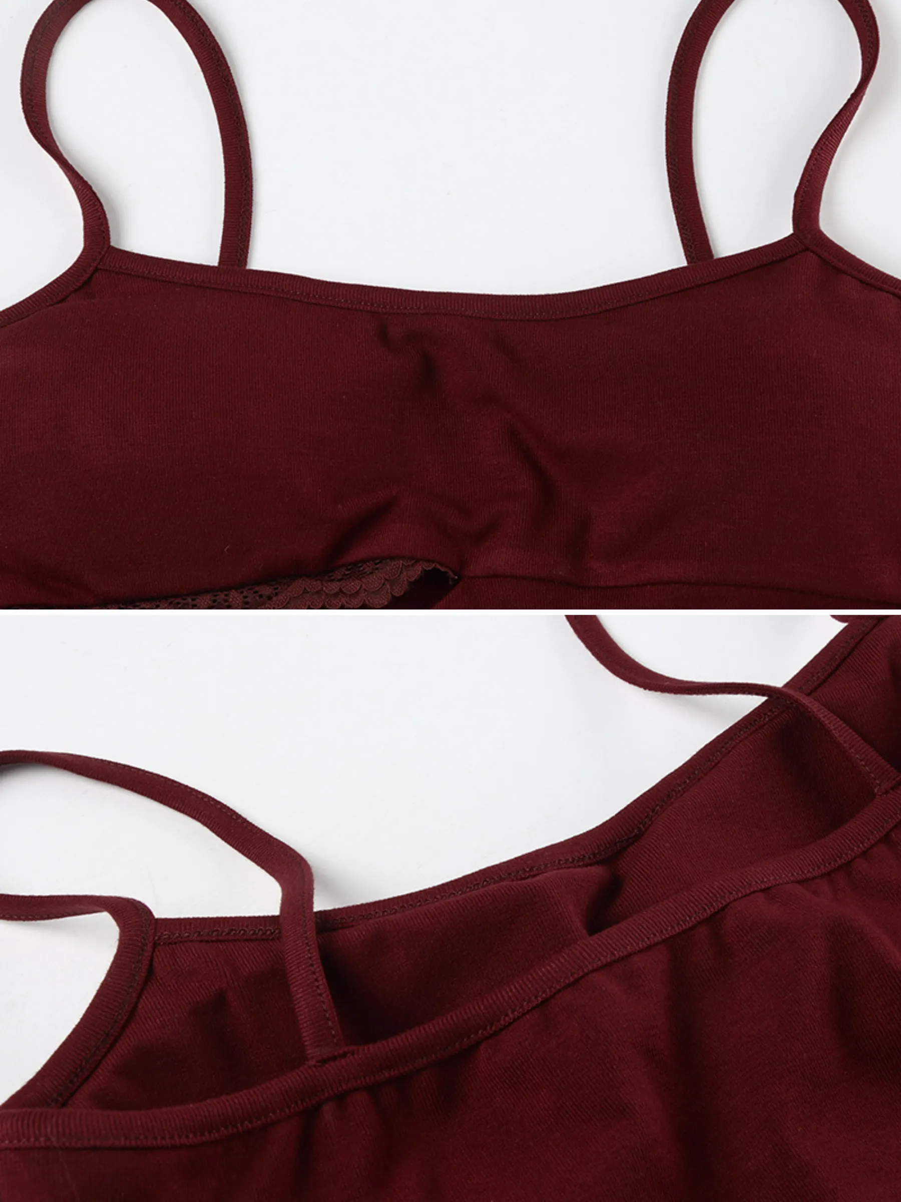 Manha Lace Trim Cami  Top