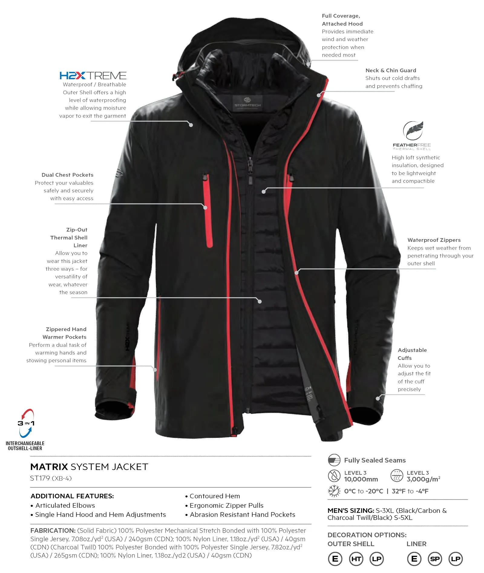 Men's Stormtech Matrix System Jacket {ST-XB-4M}