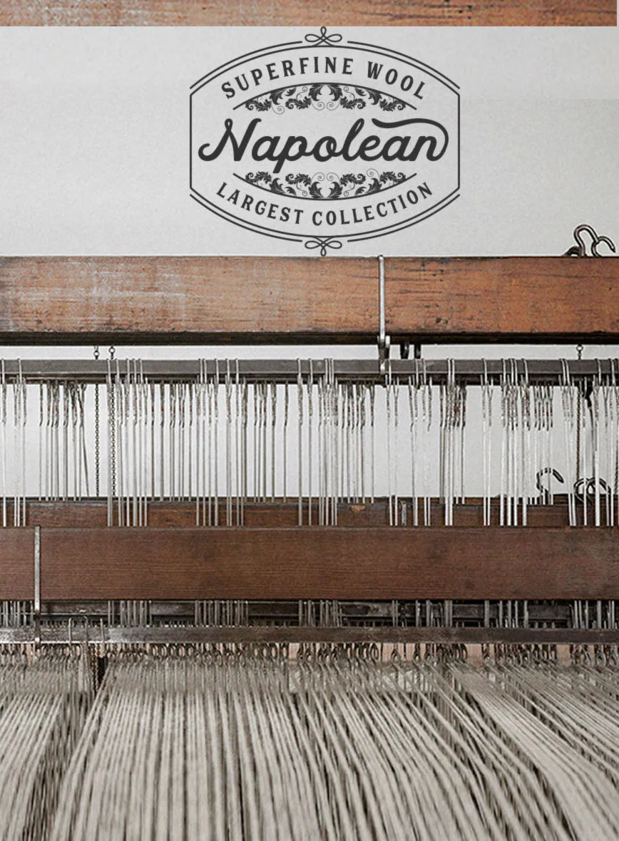 Napolean Como Bar Brown Wool Jacket