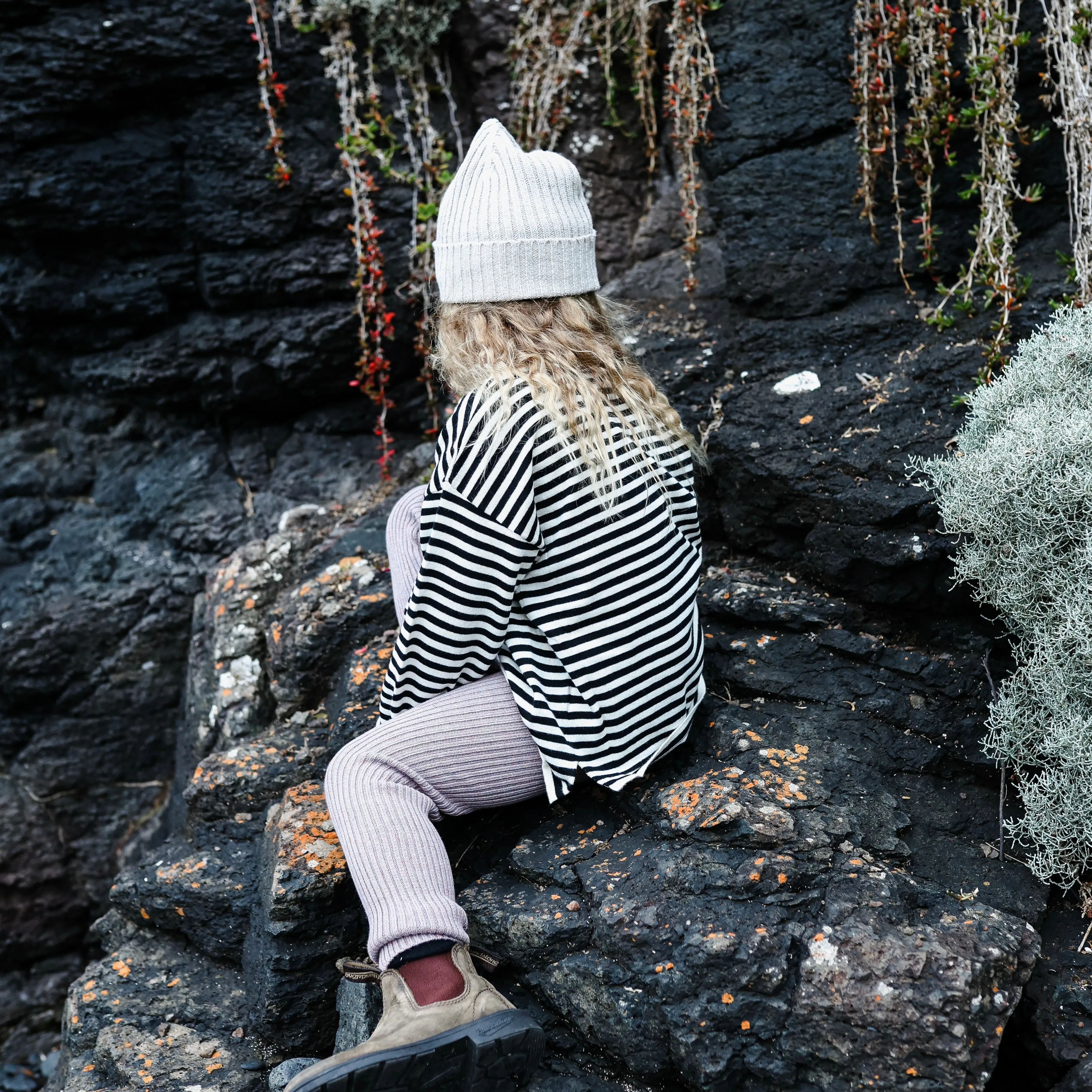 Organic Long Sleeve Top - Stripe [GROWN]