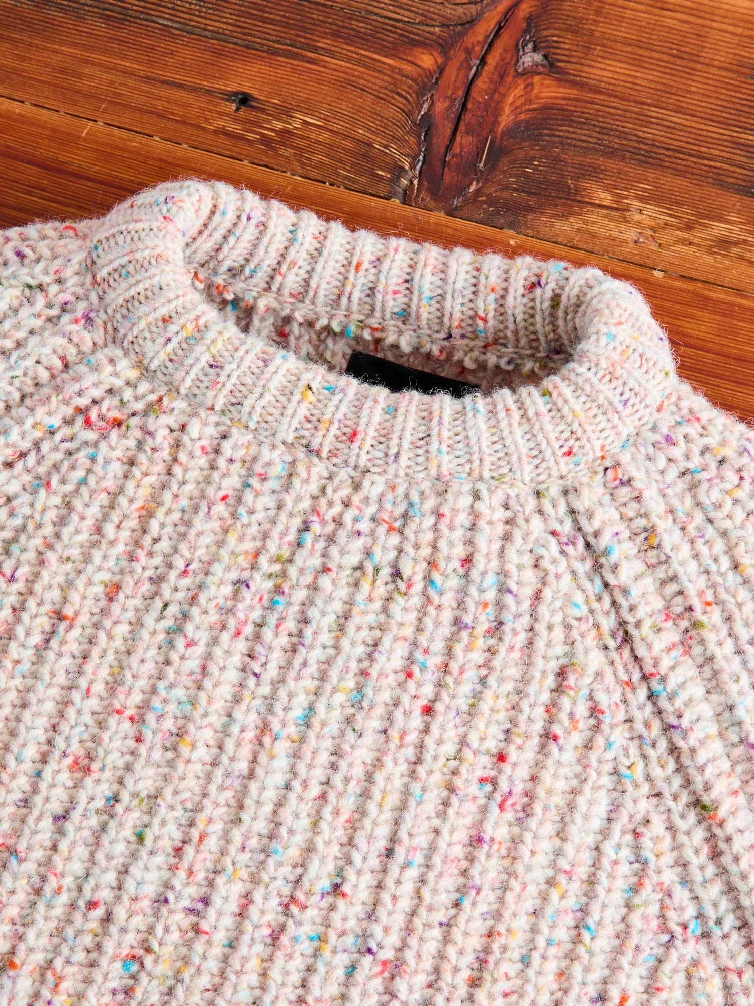 "Taste Of The Future" Wool Knit Sweater in Intergalactic