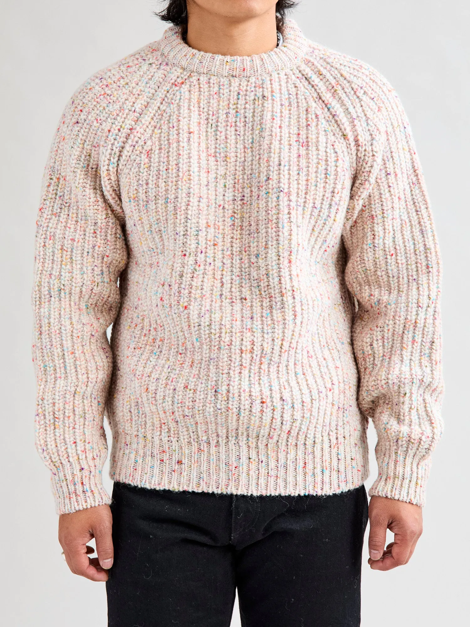 "Taste Of The Future" Wool Knit Sweater in Intergalactic