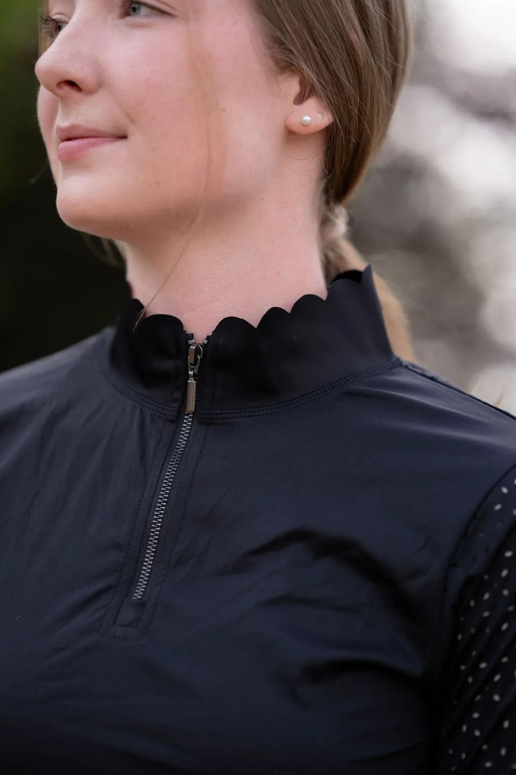Scalloped Shirt | Long Sleeve