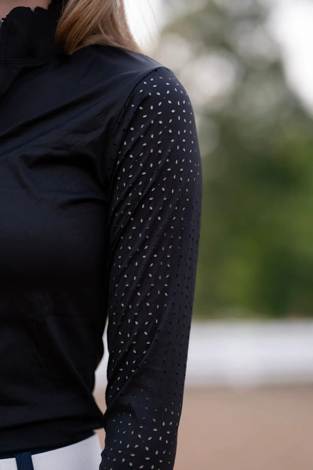 Scalloped Shirt | Long Sleeve