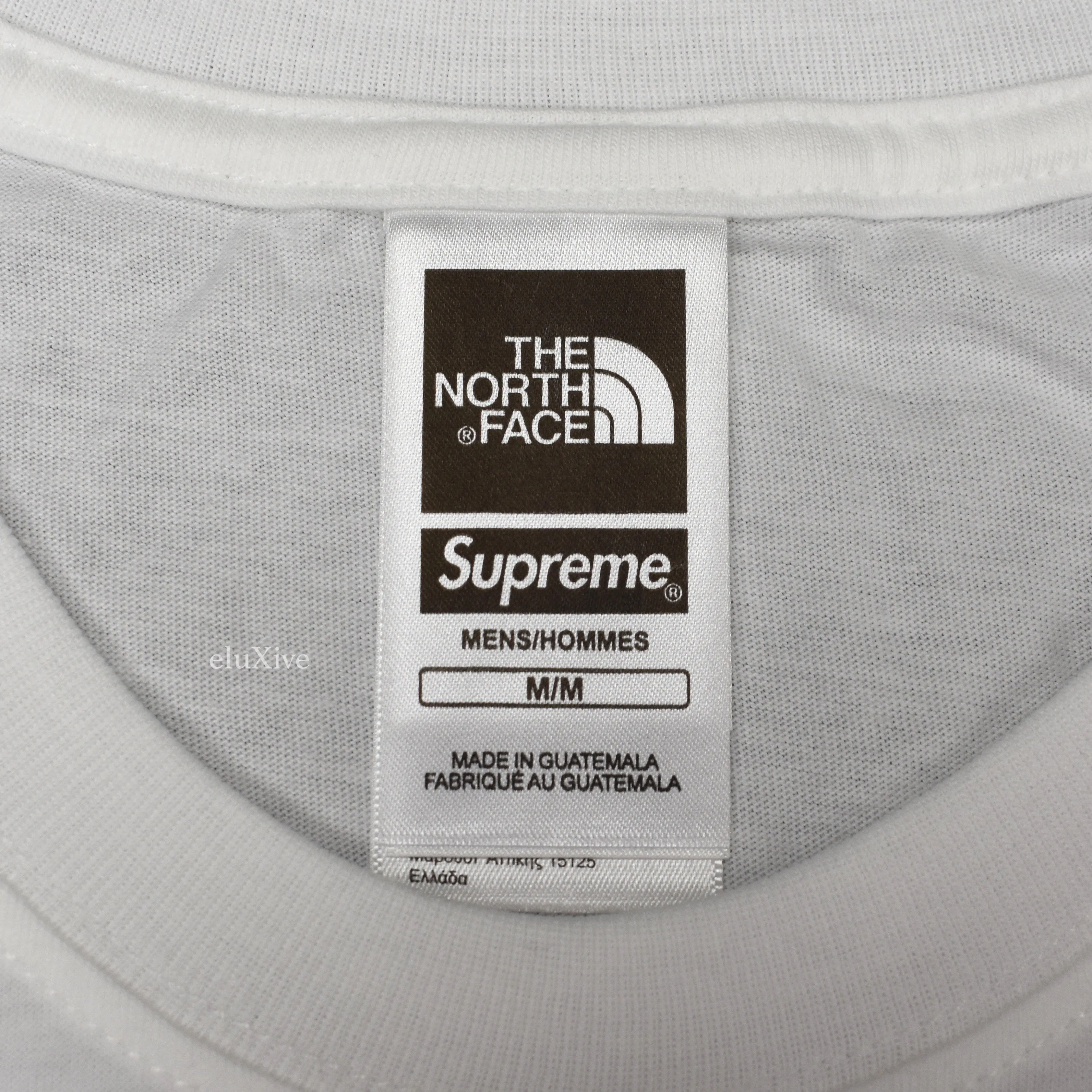 Supreme x The North Face - Metallic Box Logo T-Shirt (White)