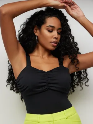Sweetheart-Neck Bodysuit - Contour Knits