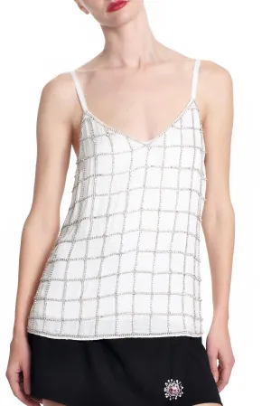 THE MIMI SLIP TOP- RHINESTONE