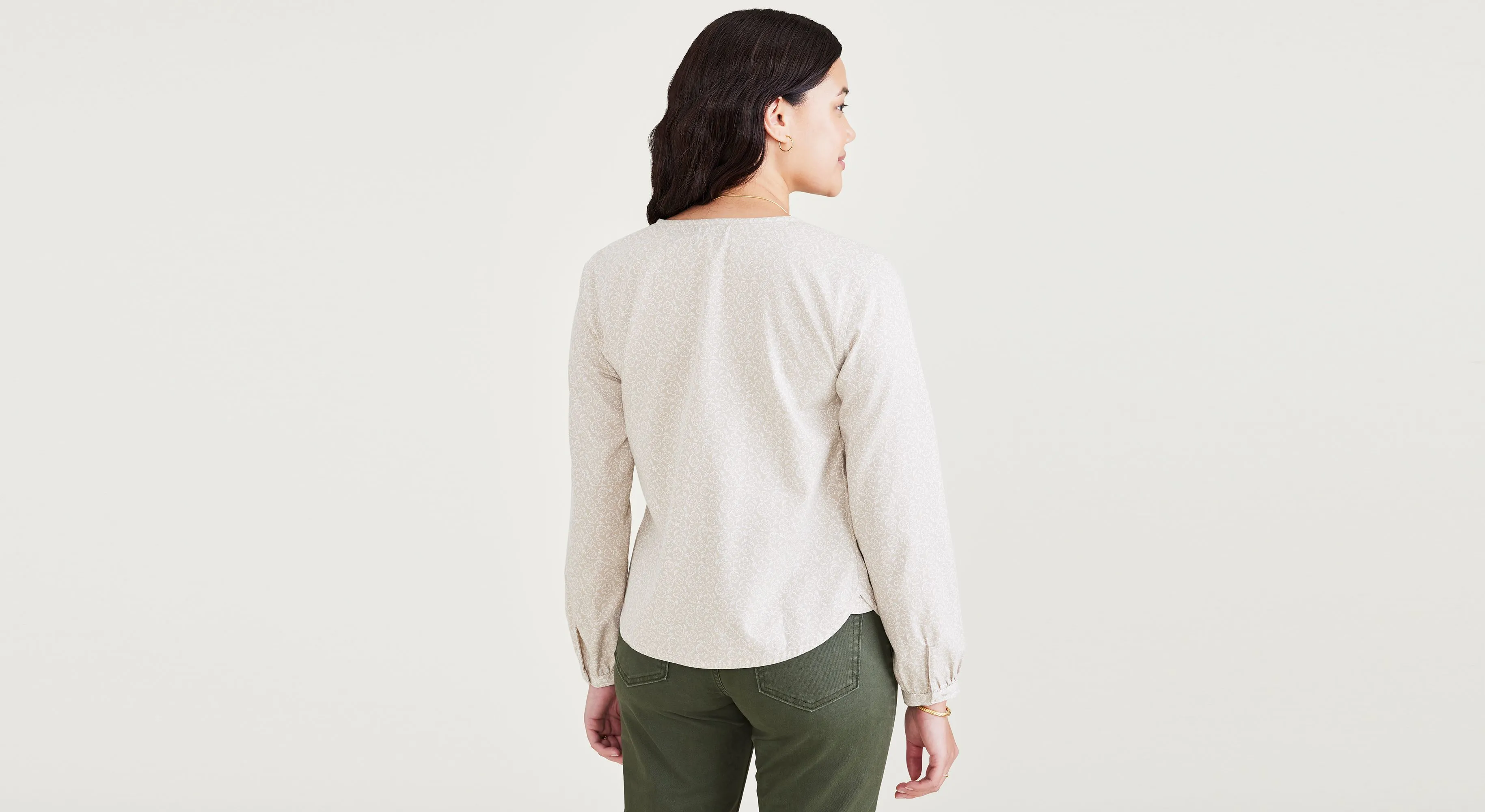 Wrap Blouse, Regular Fit